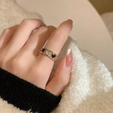 Black Heart Delicious Ring